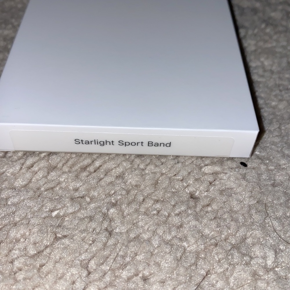 41MM authentic Apple Watch Sport Band - Starlight - Picture 4 of 5